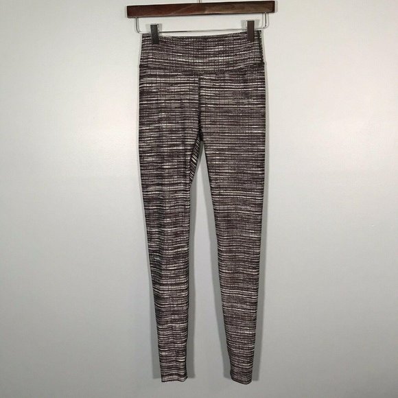 JoyLab Women's Leggings XS Extra Small Striped Bla - Picture 5 of 11